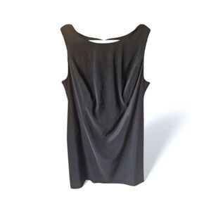 I.N.STUDIO WOMEN'S BLACK Plus Size Sleeveless Pleated Midi Dress Size 20W